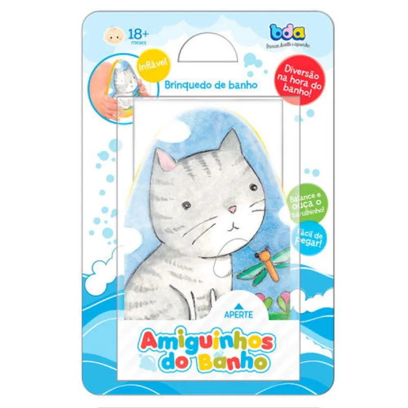 Brinquedo De Banho Amiguinhos Do Banho Gato 2387 - Toyster
