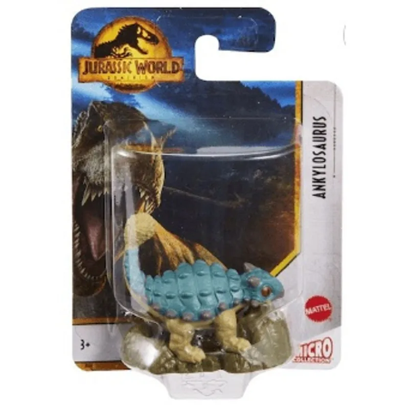 Jurassic World - Mini Figura - Ankylosaurus mattel