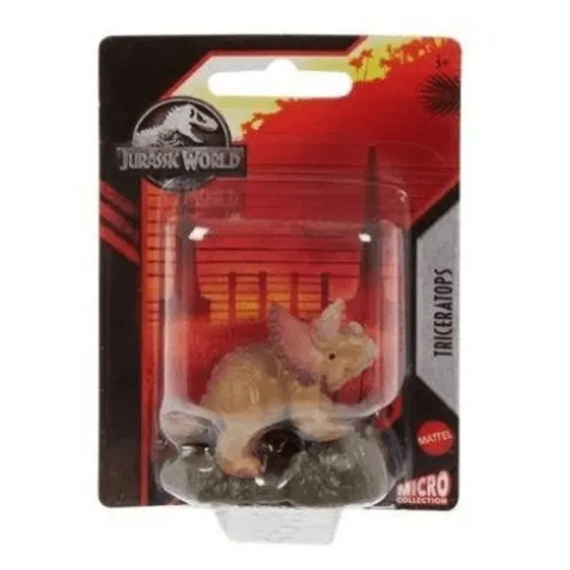 Jurassic World - Mini Figura - Triceratops mattel