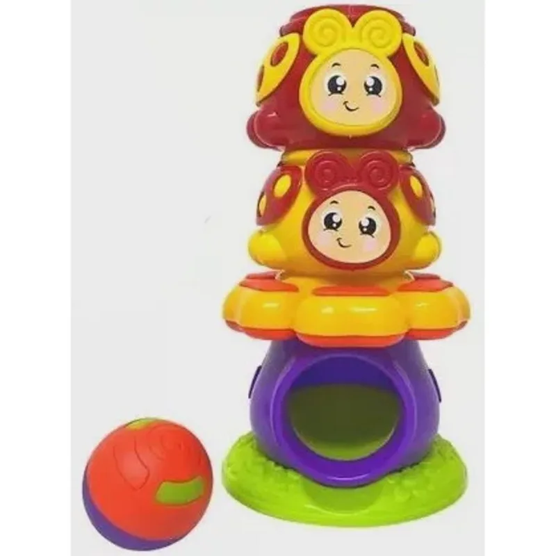 Torre Didatica Joaninha - Roxo jp brink ltda epp