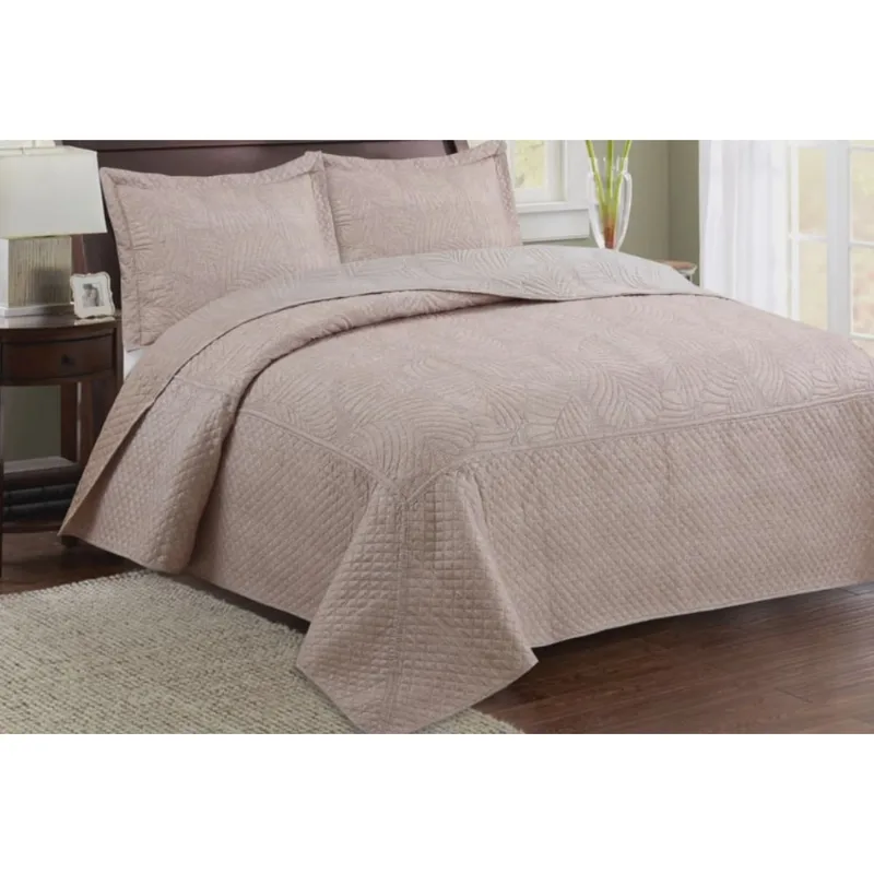 Kit Colcha Casal 3 Pçs Matelassê Provence Rozac