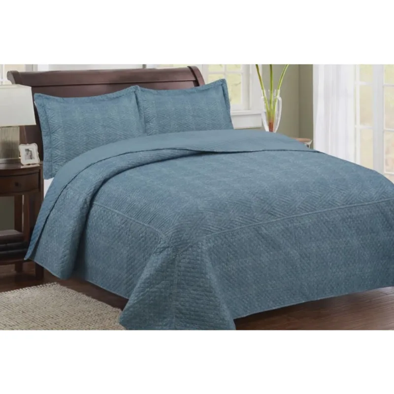 Kit Colcha Casal 3 Pçs Matelassê Provence Rozac
