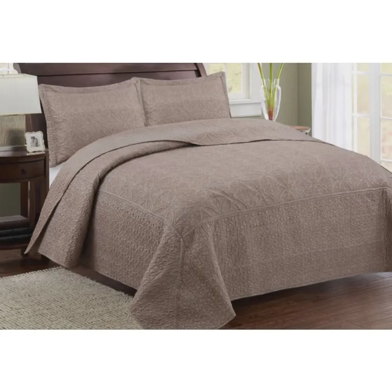 Kit Colcha Casal 3 Pçs Matelassê Provence Rozac