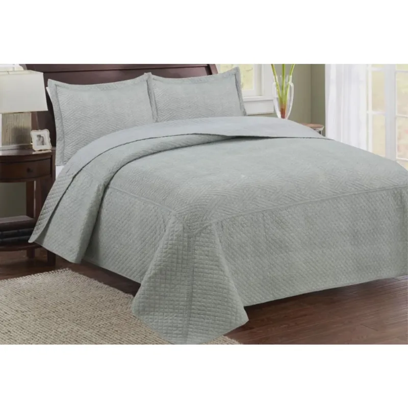 Kit Colcha Casal 3 Pçs Matelassê Provence Rozac