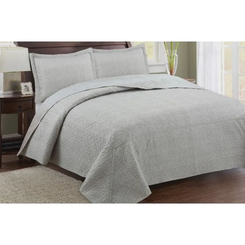 Kit Colcha Casal 3 Pçs Matelassê Provence Rozac