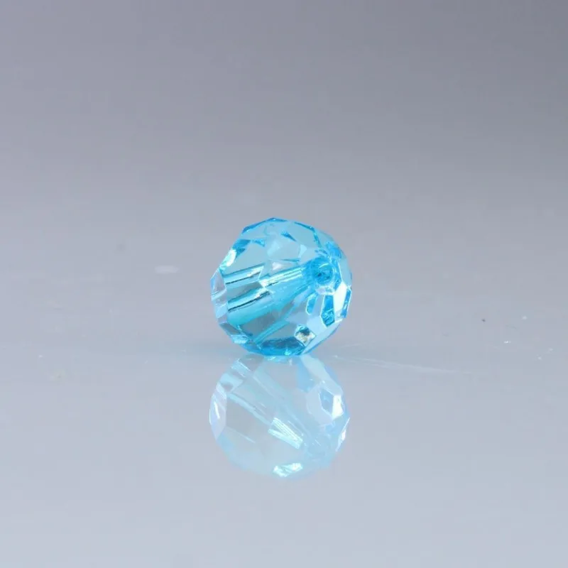 Bola Sextavada Passante 12MM em Acrilico com 500GR 040 - Azul 040