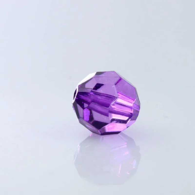 Bola Sextavada Passante 12MM em Acrilico com 500GR 050 - Roxo Claro 050