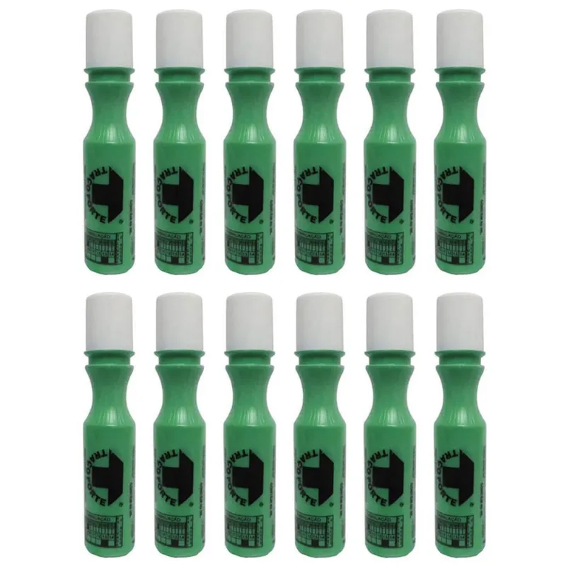 Kit 12 Marcadores Industrial Verde Baden