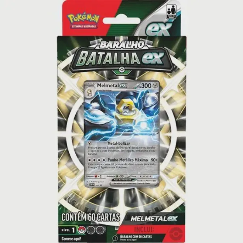 Jogo de Cartas - Melmetal - Baralho de Batalha copag da amazonia