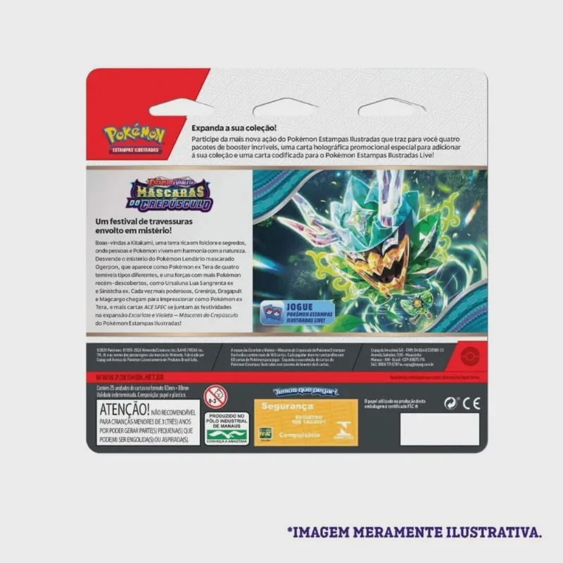 Jogo de Cartas - Revavroom Pokemon Masacaras do crepusculo copag da amazonia