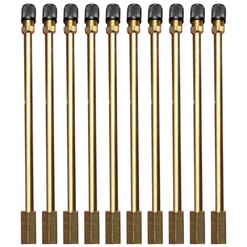 10 Prolongador Extensão Rígida Metal 152mm Bico De Roda