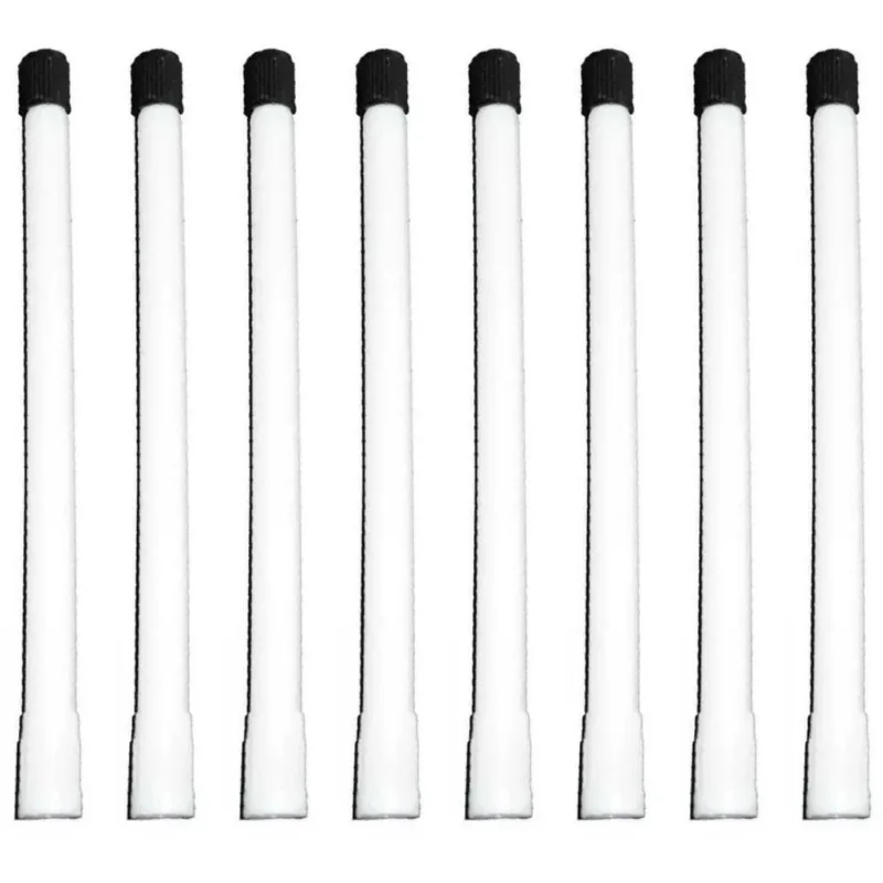 8 Prolongador Extensão Rígida Plástico 115mm Bico De Roda