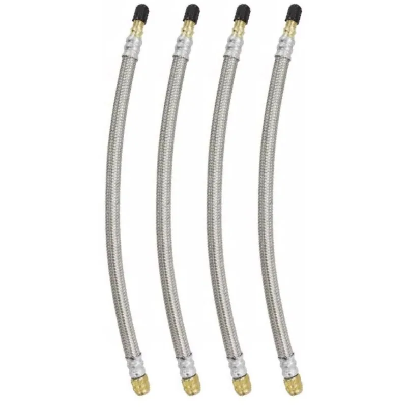 4 Prolongador Extensão Flexível Malha De Aço 270mm