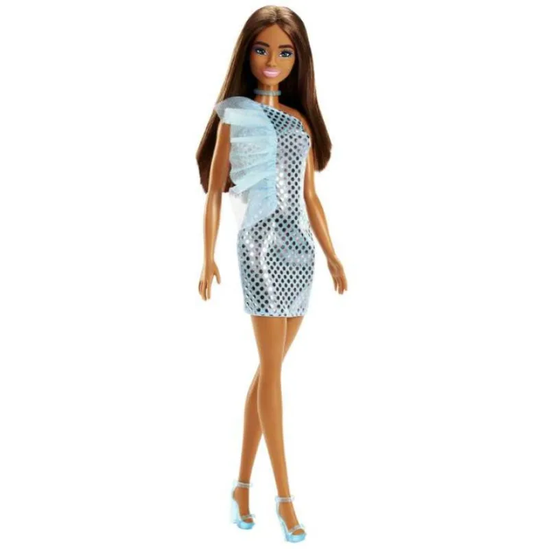 Boneca - Barbie - Fashion e Beauty - Glitz Vestido de Noite Azul MATTEL Boneca - Barbie - Fashion & Beauty - Glitz Vestido de Noite Azul MATTEL