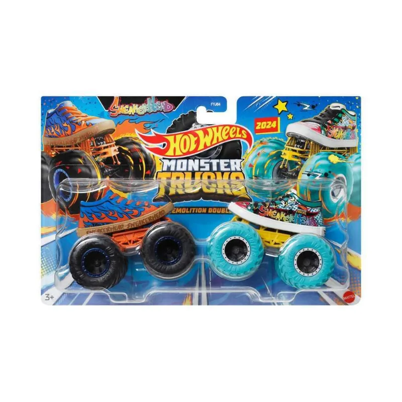 Carrinho Hot Wheels - Monster Trucks Sneakerhead Vs Sneakerhead MATTEL