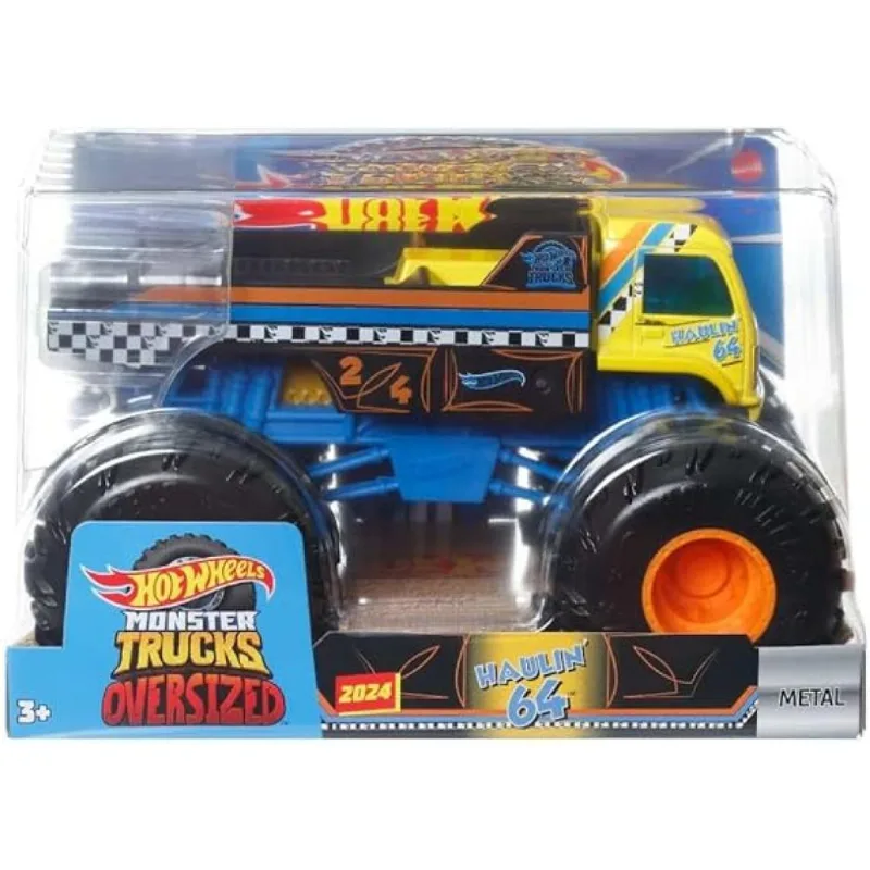 Carrinho - Hot Wheels Monster Trucks Haulin 64 MATTEL