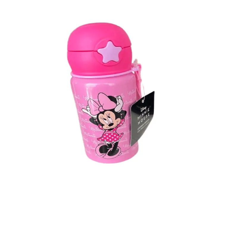 Garrafa Pink com Canudo - Disney Minnie HONGYAO