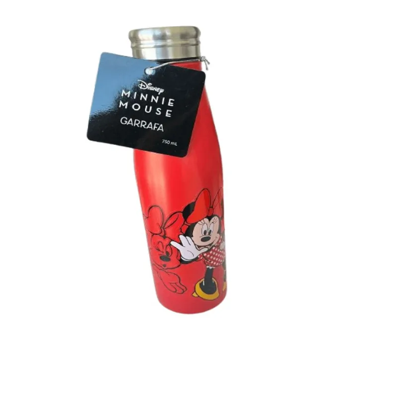 Garrafa de Metal Vermelha - Disney Minnie Mouse TERRACO
