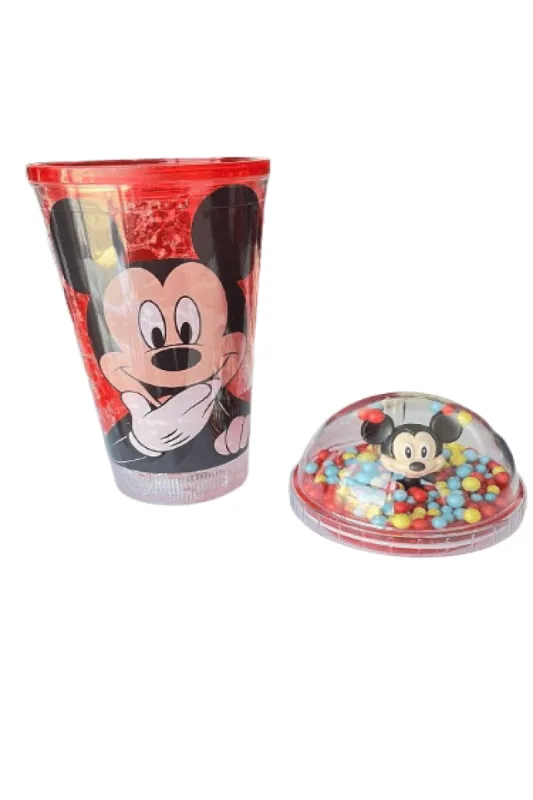 Copo Vermelho com Luzes - Disney Mickey Mouse HONGYAO - Disney