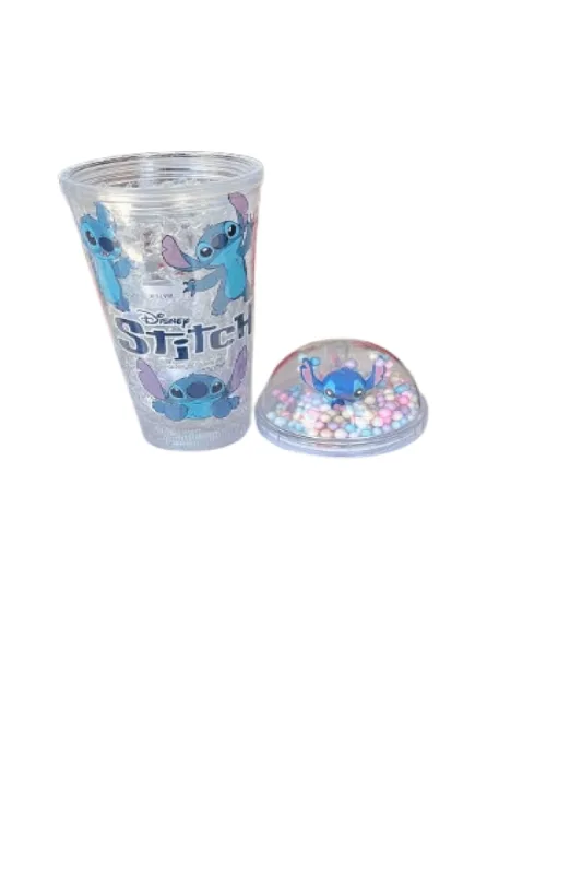 Copo Transparnte com Luzes - Disney Stitch HONGYAO - Disney