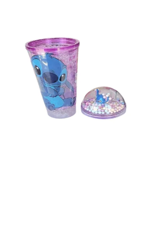 Copo Roxo com Luzes - Disney Stitch HONGYAO - Disney