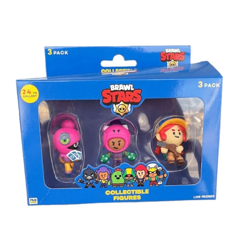 Bonecos Brawl Stars - Tara Jessie e Rosa MULTIKIDS