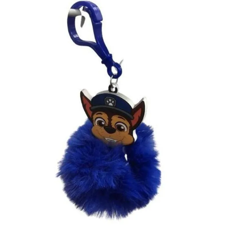 Chaveiro Pompom Patrulha Canina - Chase TOYNG