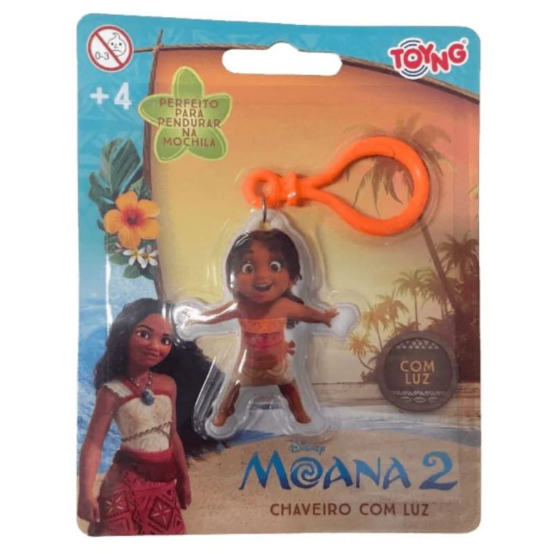 Chaveiro 2D com luz Moana - Simea TOYNG