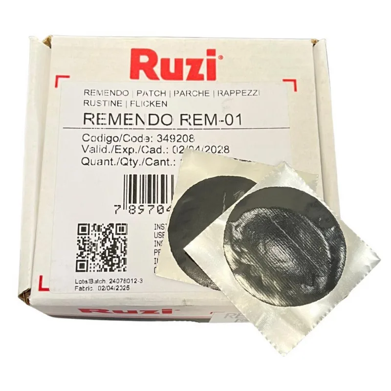 Remendo Redondo A Frio Rem-01 Caixa Com 120 Unidades Ruzi