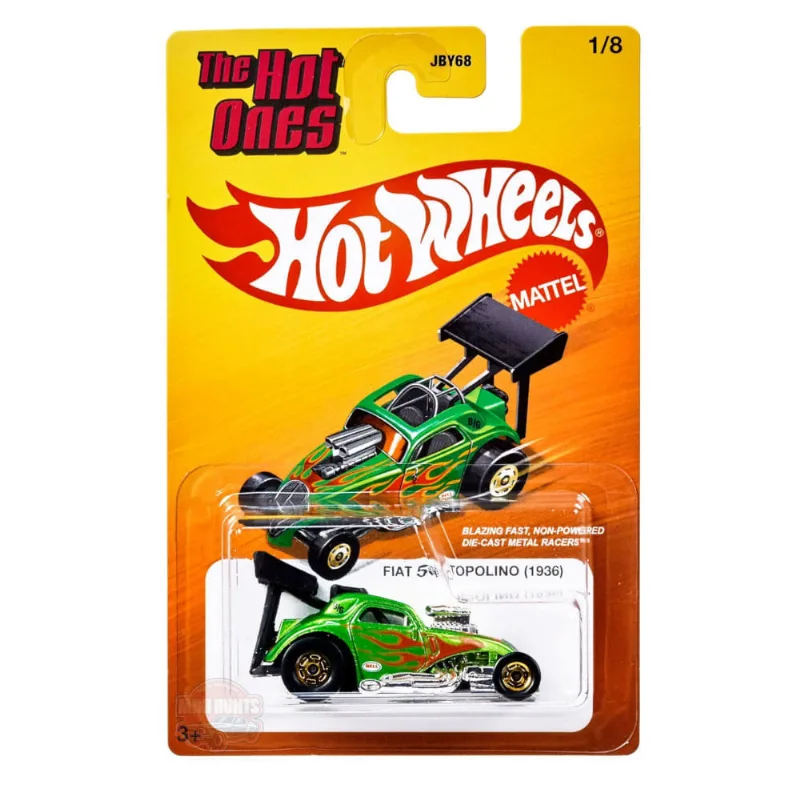 Carrinho Hot Wheels - Fiat 500 Topolino 1936 - The Hot Ones - 1:64 - Mattel MATTEL