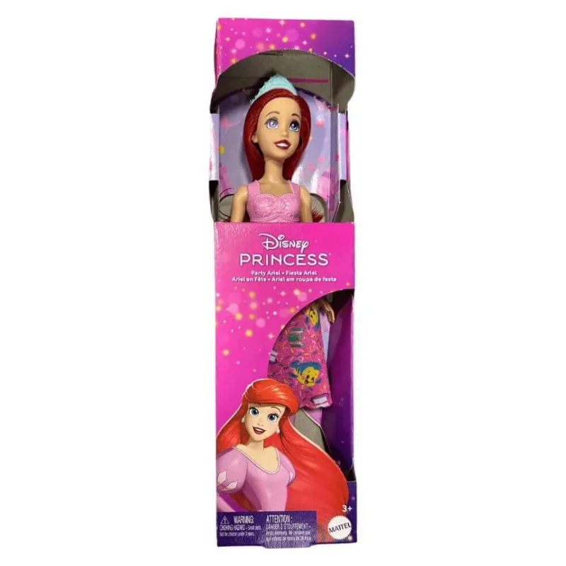 Boneca - Ariel com Roupas de Festa - Disney MATTEL