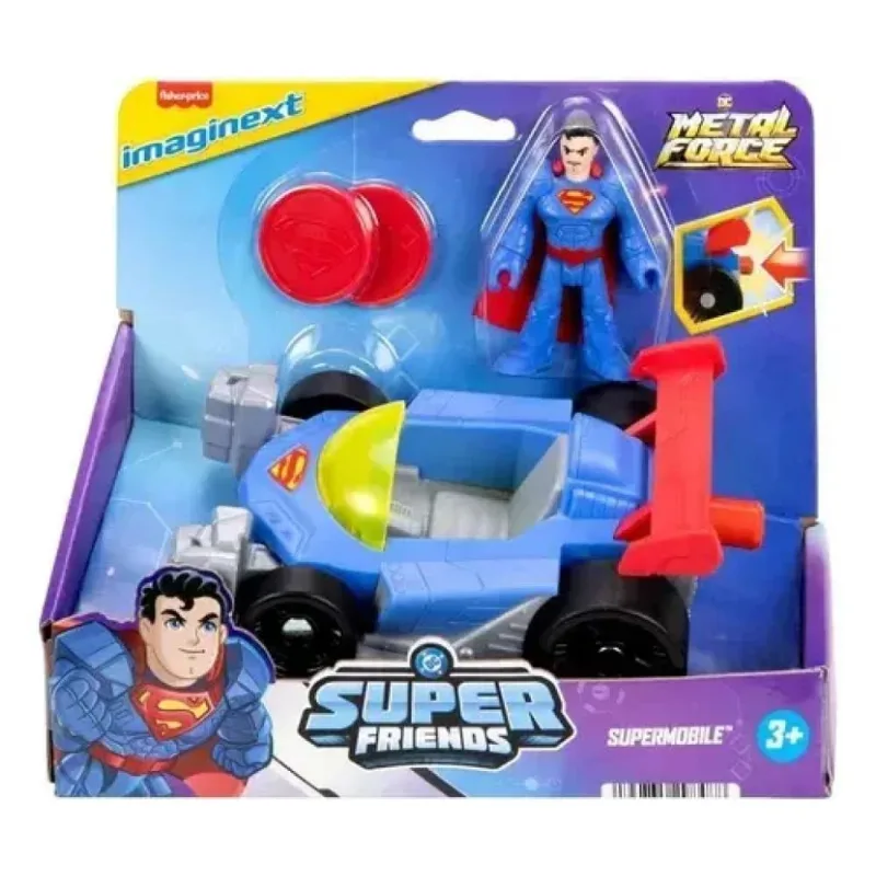 Carrinho - Supermobile Friends DC Metal Force MATTEL