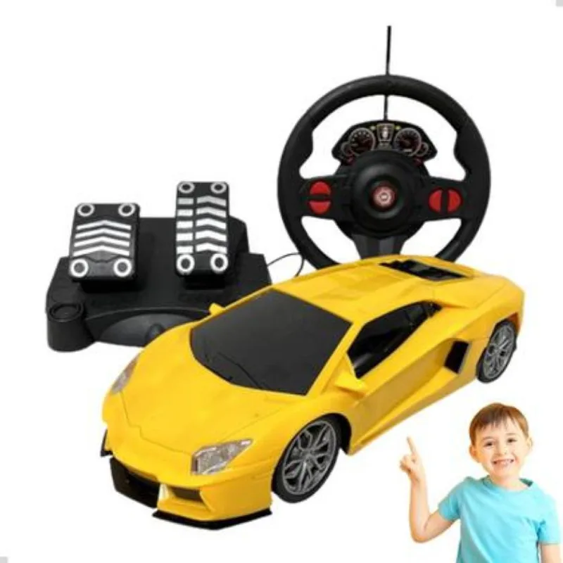 Carro de Controle Remoto - Hot Speeds - Amarelo - HONGYAO
