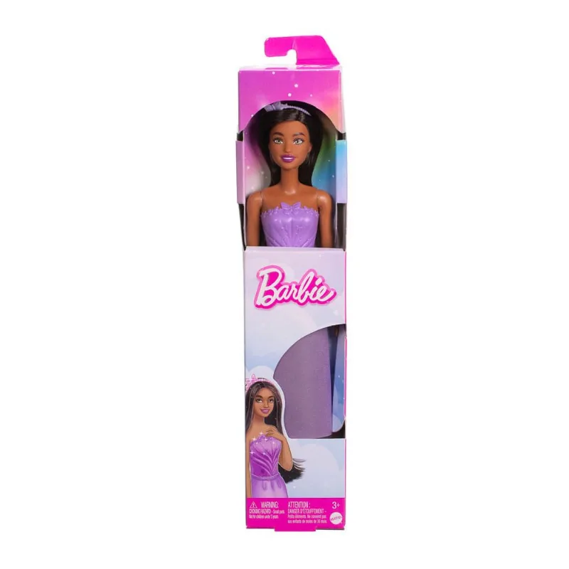 Boneca - Barbie - Fantasy Colecao Donzelas - Vestido Roxo MATTEL