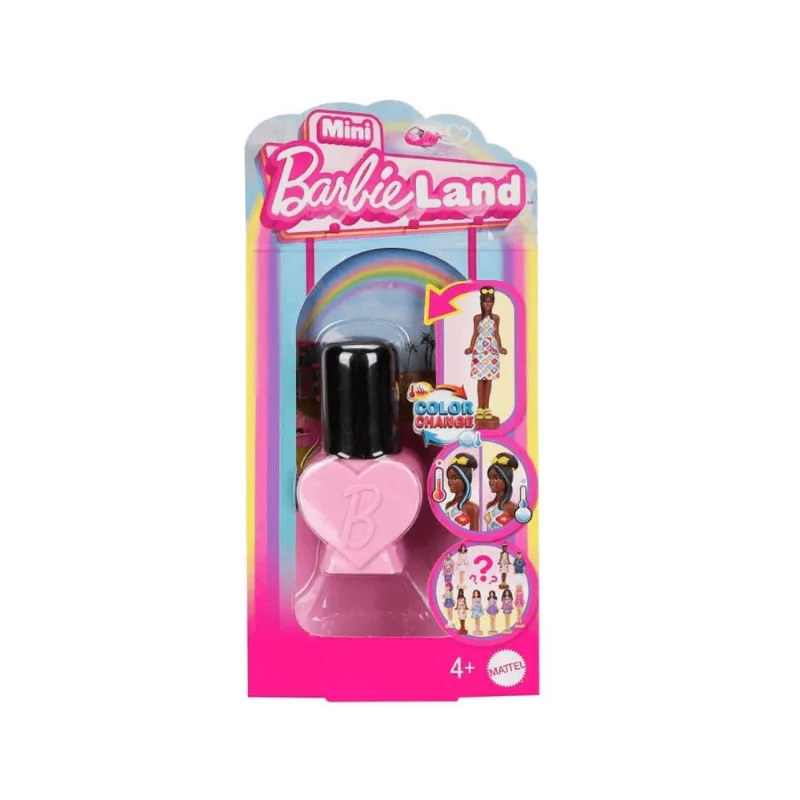 Boneca Barbie Fashionista Surpresa - Mini Barbieland Reveal Dolls - Rosa Claro MATTEL