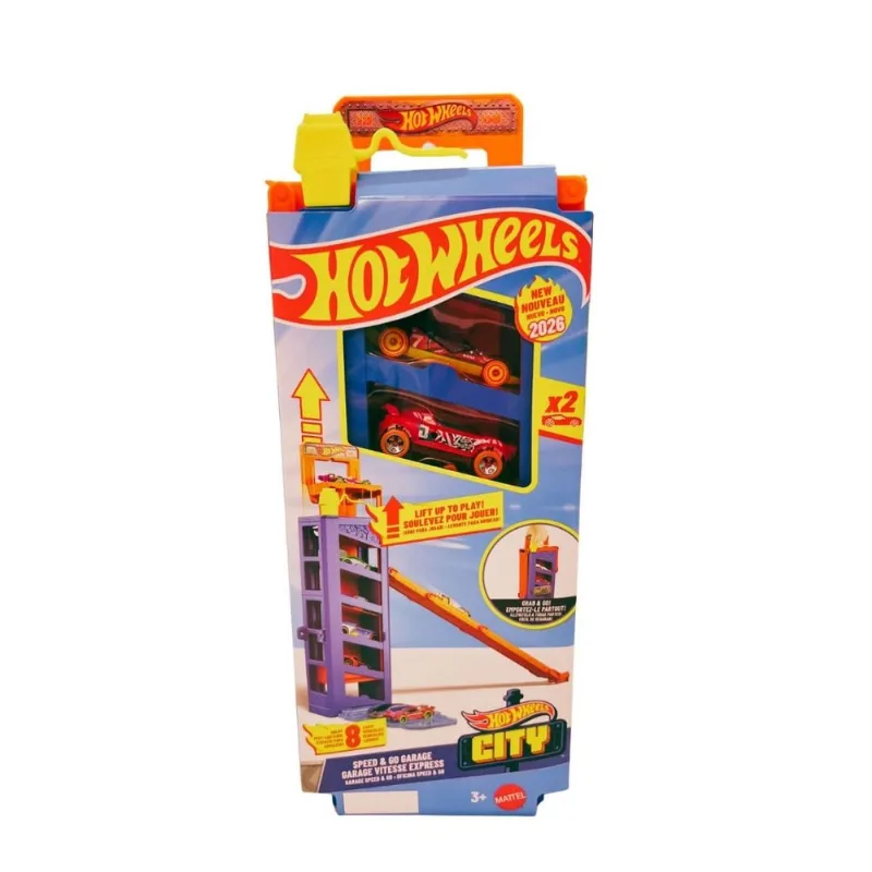 Pista - Hot Wheels - Garagem Portatil Azul - MATTEL