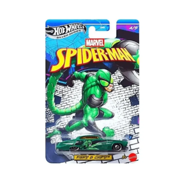 Carrinho Hot Wheels - Spider Man - Fishd e Chipd - MATTEL