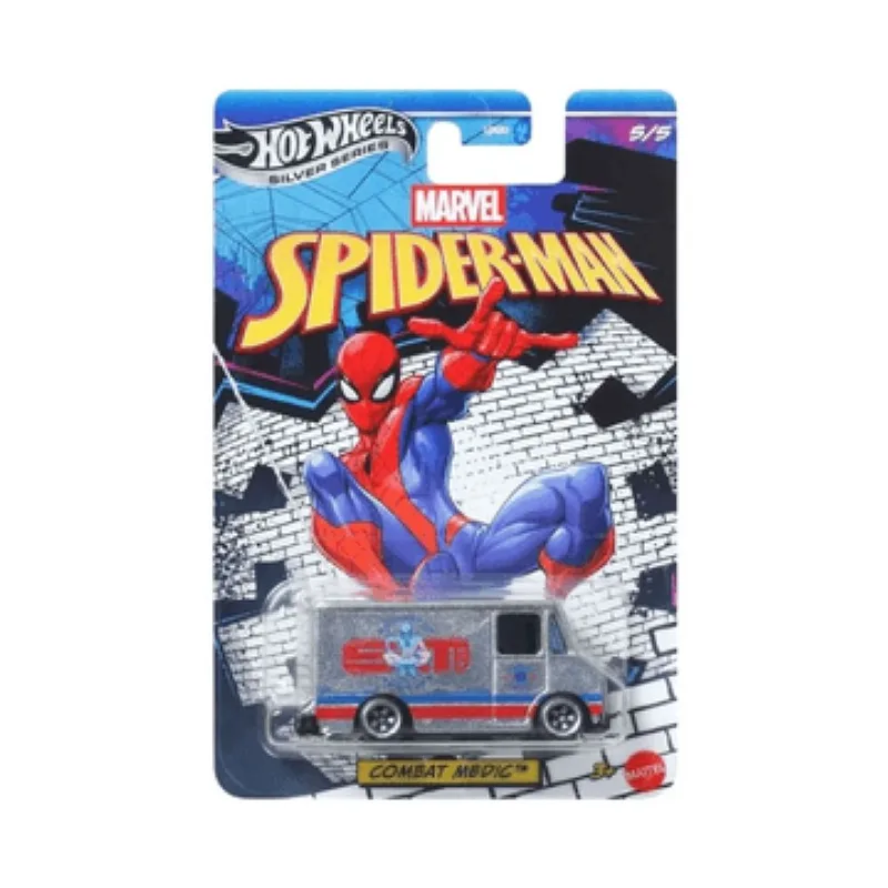 Carrinho Hot Wheels - Spider Man - Combat Medic - MATTEL