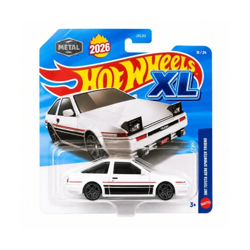 Carrinho - Hot Wheels XL - 1987 Toyota AE86 Trueno - MATTEL