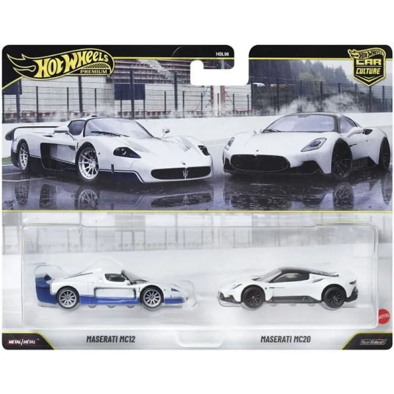 Conjunto - Hot Wheels Premium - Car Culture - Maserati MC12 e Maserati MC20 - MATTEL