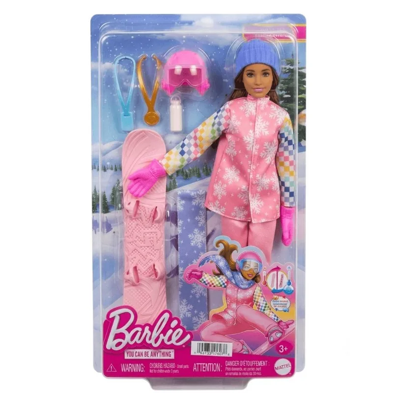 Boneca - Barbie - Snowboarder - MATTEL