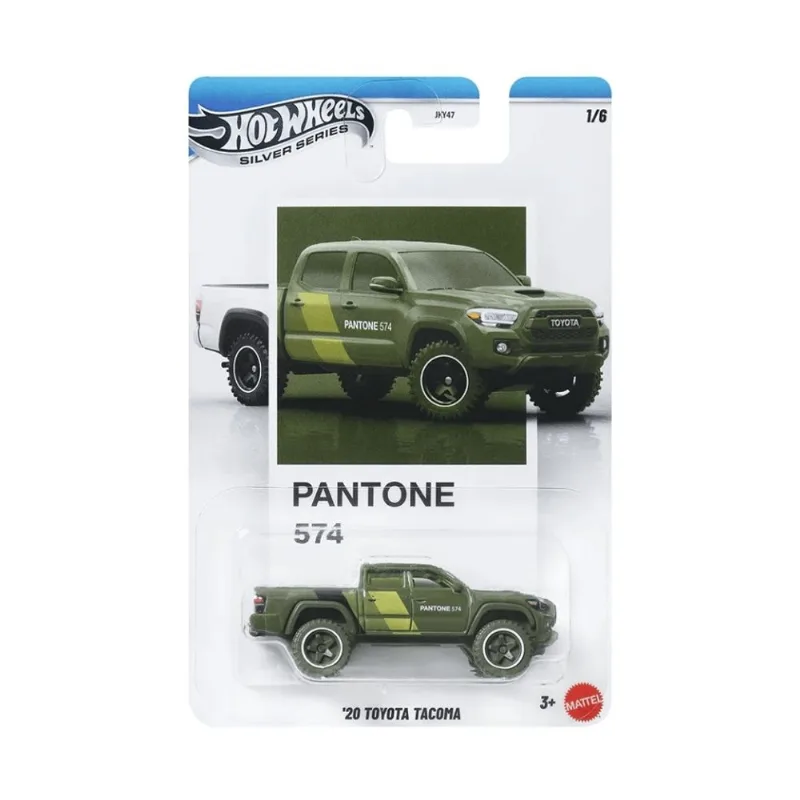 Carrinho - Hot Wheels - Silver Series - Pantone 547 - 20 Toyota Tacoma - MATTEL
