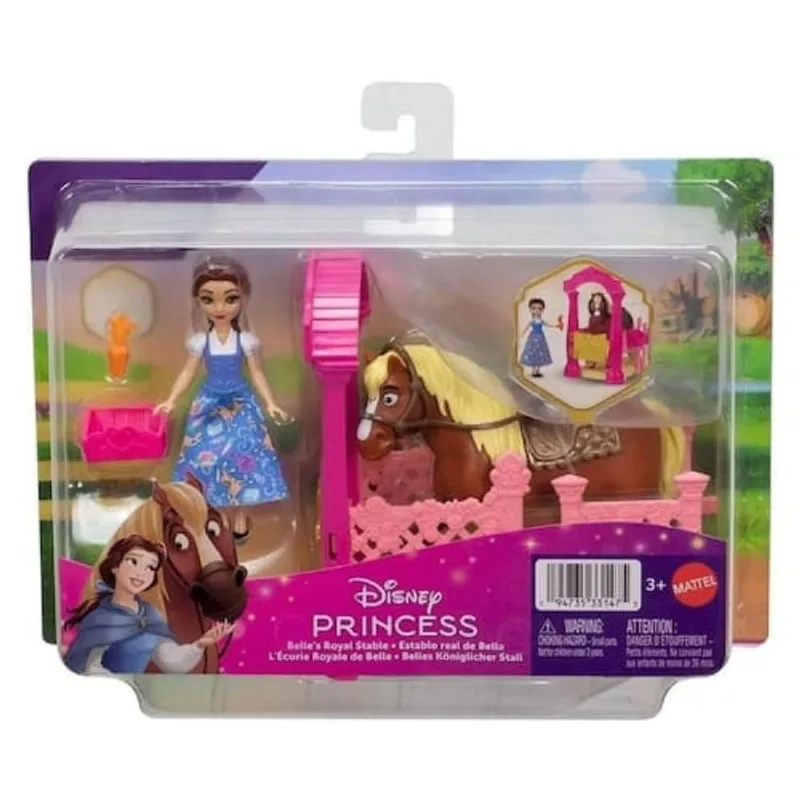 Mini Boneca - Estabulo Real da Bella - MATTEL