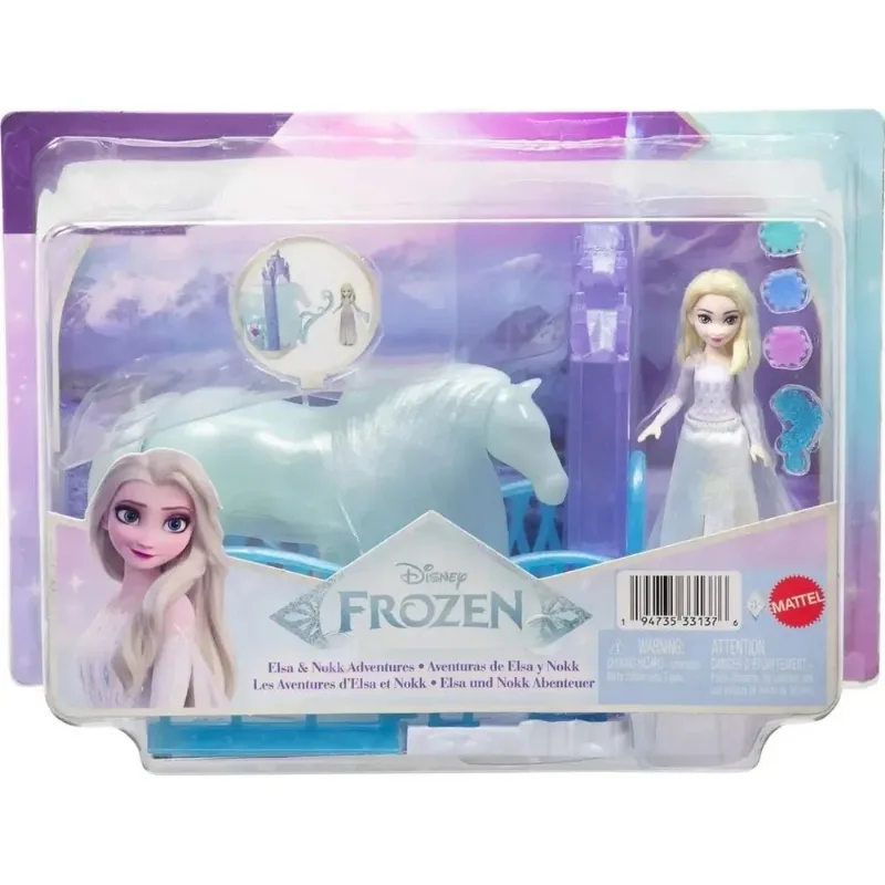 Mini Boneca - Estabulo Real da Elsa - MATTEL