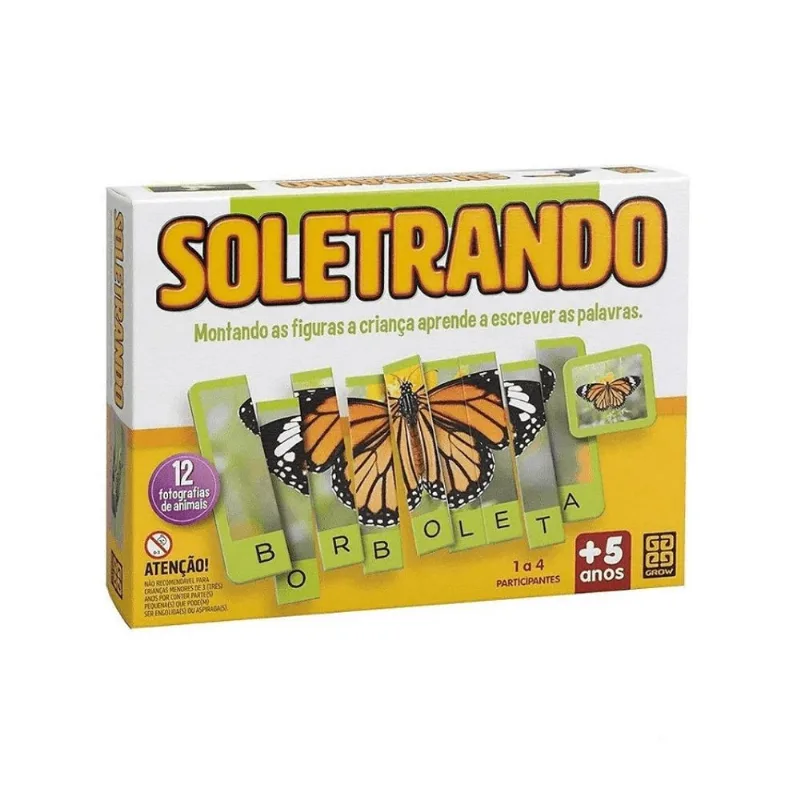Jogo - Soletrando - Branco - GROW