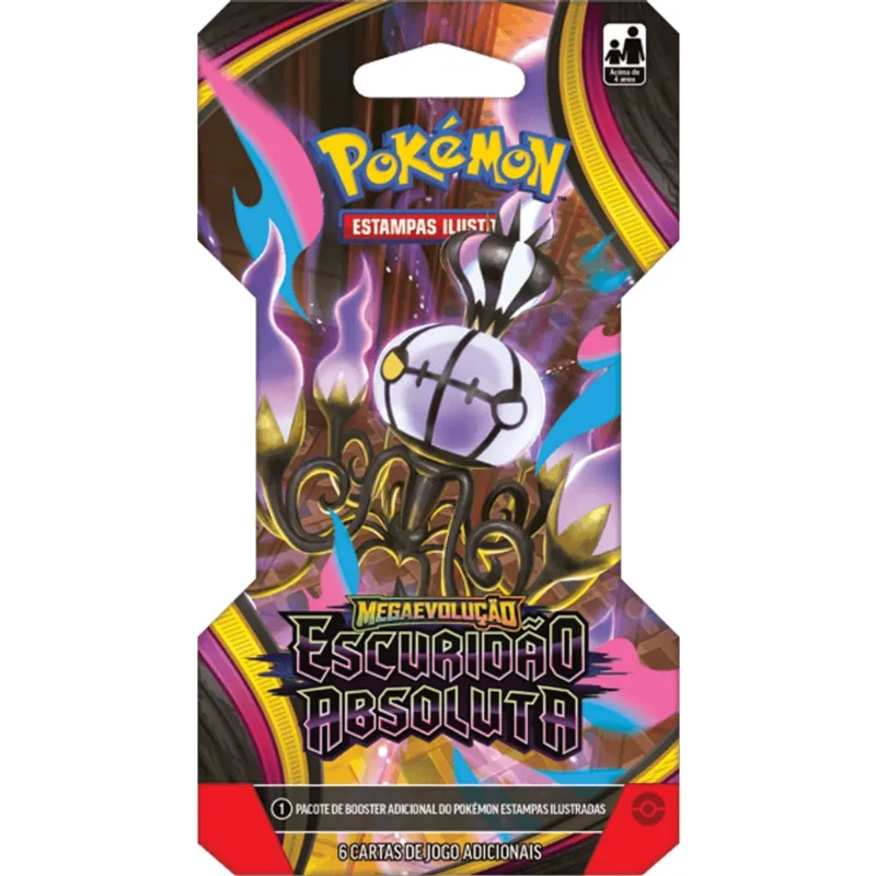 Jogo de Cartas - Pokemon - Escuridao Absoluta - Megaevolucao - Chandelure - COPAG DA AMAZONIA