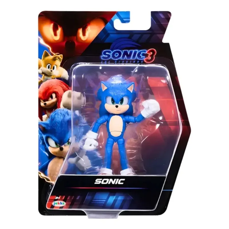 Boneco - Sonic - Sonic 3 The Hedgehog - SUNNY BRINQUEDOS