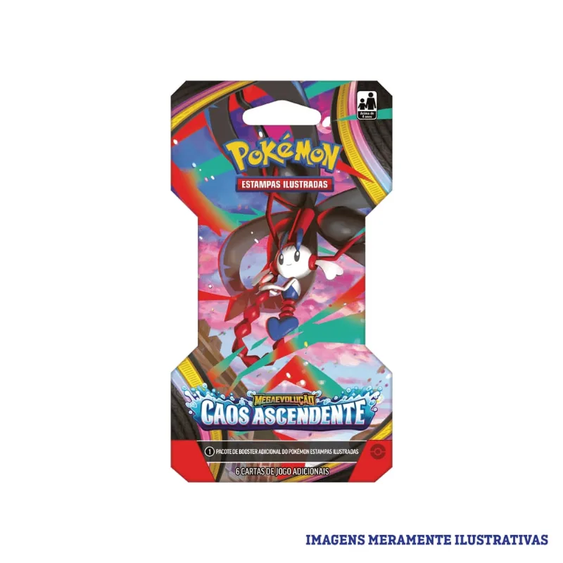 Jogo de Cartas - Pokemon - Blister Caos Ascendente - Megaevolucao - Magearna - COPAG DA AMAZONIA