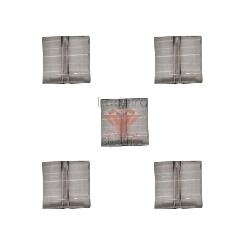 Pastilha Quadrada Passante 20Mm Em Acrilico Com 500Gr 070 - Fume