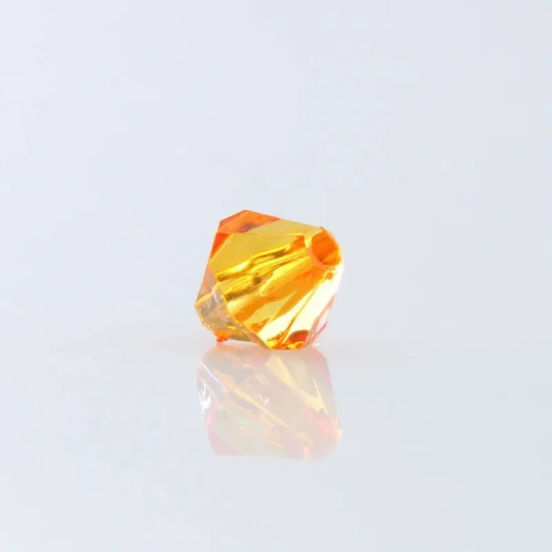 Balaozinho Passante 08Mm Em Acrilico Com 500Gr 025 - Laranja 048